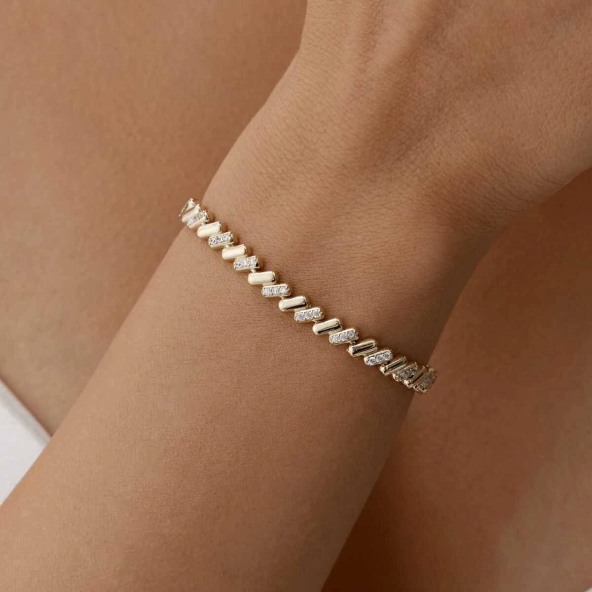 Curve Stick Bileklik Sarı