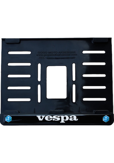 Vespa Plastik Kırılmaz Plakalık