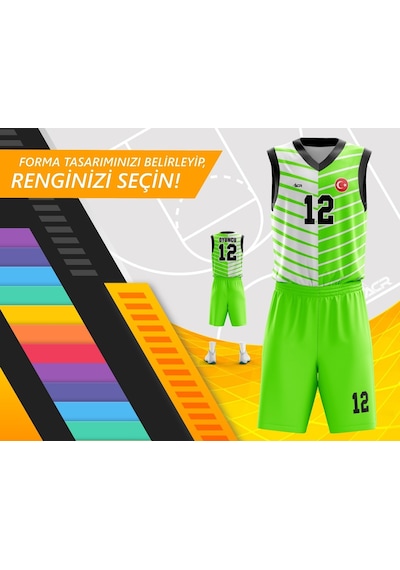 Acr Giyim Kişiye Özel Basketbol Forması - Dizayn : Çam