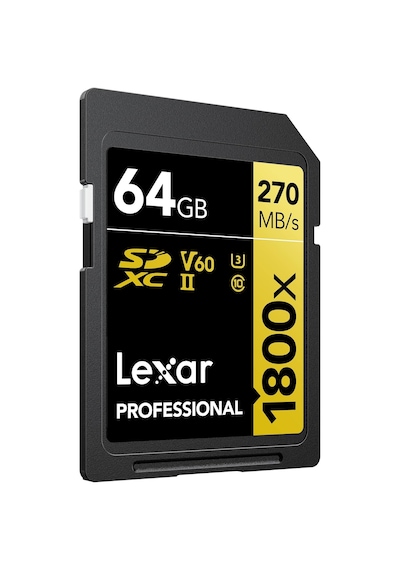 Lexar Sdxc Professional 64gb 1800x Uhs-ıi Altın Serisi, Sınıf 10,