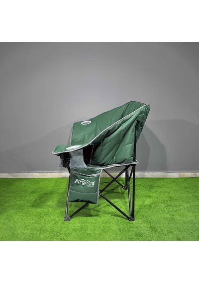 Argeus Nevgrande Comfort Katlanabilir Kamp Sandalyesi Yeşil Çok Renkli