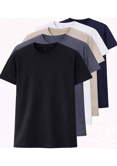 Blayn Jeans Erkek 10'lu Tişört Seti %100 Pamuk Basic Regular Fit Bisiklet Yaka Düz Renk Günlük T-shirt Siyah - Antrasit - Beyaz Blayn Jeans Erkek 10'lu Tişört Seti %100 Pamuk Basic Regular Fit Bisiklet Yaka Düz Renk Günlük T-shirt Siyah - Antrasit - Beyaz