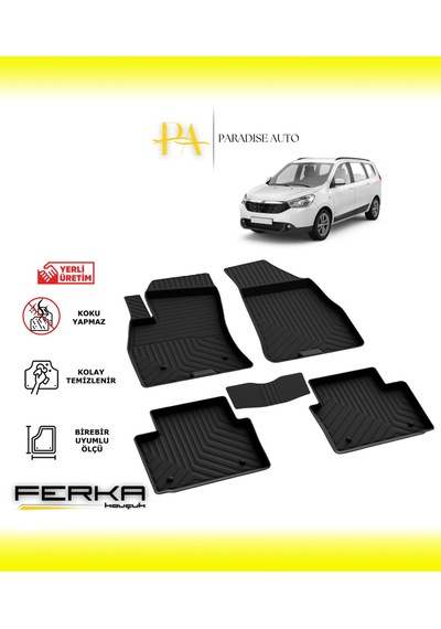 Dacia Lodgy 2012 Ve Üstü 4d Havuzlu Paspas