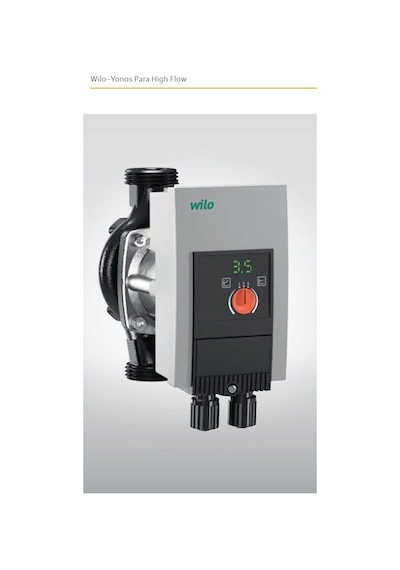 Wilo Yonos Para Hf 30/10-12