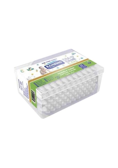 Bambino Cotton B40106 Bebek Pamuklu Kulak Temizleme Çubuğu 60'lı