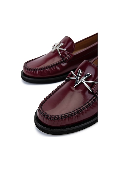 Mario Valentino Kadın Hakiki Deri Bordo Loafer Ayakkabı 1040 91d2555 Bn Ayk Sk25-26 Bordeaux Bordo