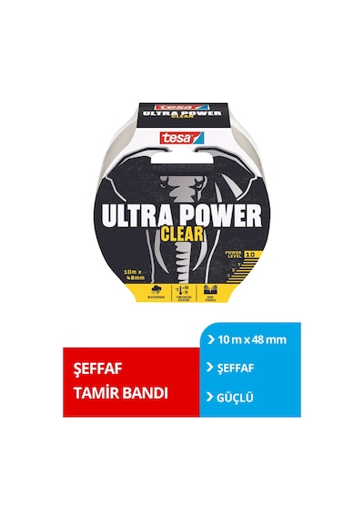 Tamir Bandı, Şeffaf, Ultra Güçlü, 10m X 48mm