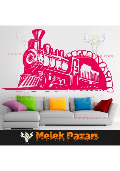 Buharlı Tren Çocuk Duvar Sticker