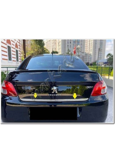 Woc Chrome Peugeot 301 Krom Bagaj Alt Çıta 2012 Sonrası  Paslanmaz