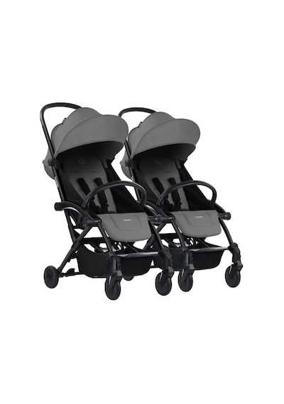 Connect³ İkiz Bebek Arabası / Black - Grey Black - Grey