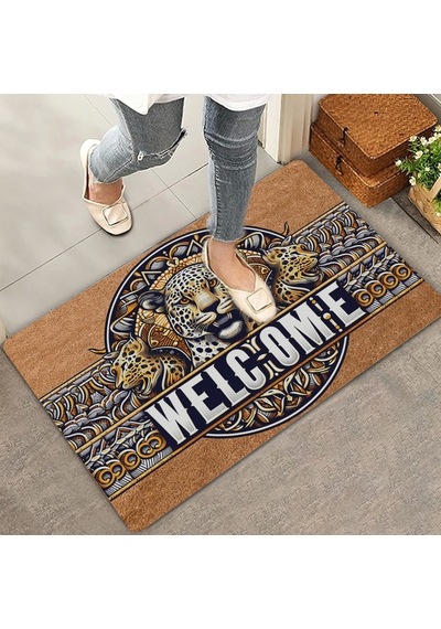Valerine Life Kaplan Figürlü Welcome Kapı Önü Paspası 45x70cm