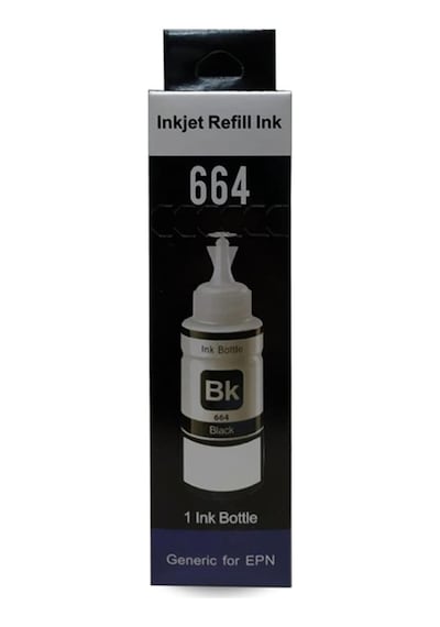 Melsan Epson Ecotank L800 Uyumlu Siyah  Uyumlu Mürekkep 3x70 Ml Toplam 210 Ml