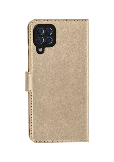 Sh Samsung Galaxy A22 Trend S Plus Kapaklı Kılıf - Gold Najmaddin