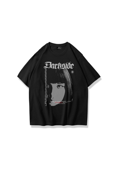 Flood Of Style Unisex Darkside Tshirt Siyah
