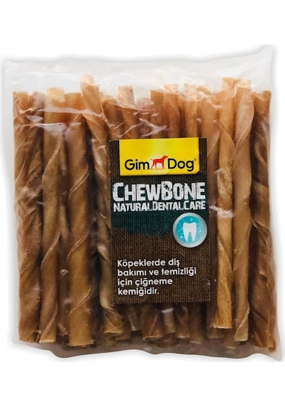 Gimdog Mordimi Burgu Çubuk 12,5 CM 6 G 50'Li Naturel 300 G