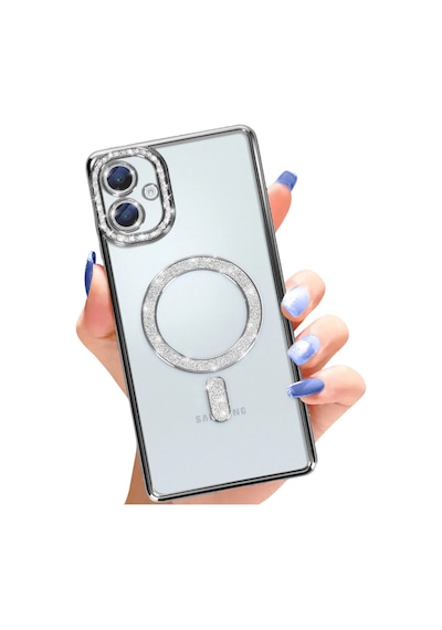 Samsung Galaxy A06 Uyumlu Joke Simli Magneticsafe Kılıf - Siyah