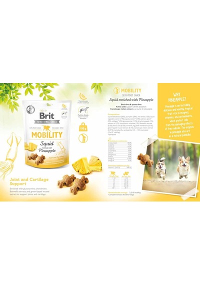 Care Functional Snack, Eklem Ve Kıkırdak Sağlığını Desteklemek İçin, Tahılsız, Kalamar Ve Ananaslı, Fonksiyonel Yetişkin Köpek Ödülü, 150 G