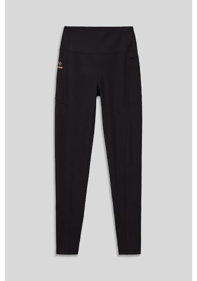 Tommylife Siyah Esnek Standart Fit Performans Kadın Tayt - 94667 SiYAH