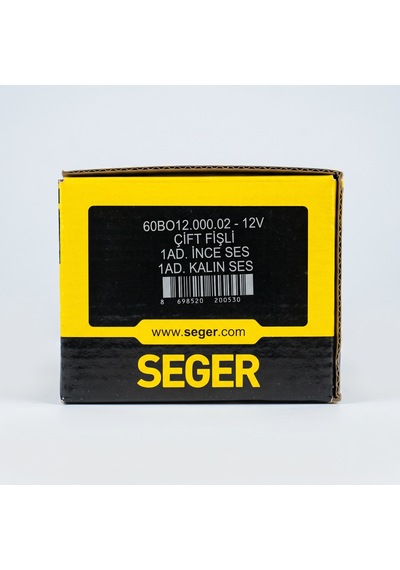 Seger Salyangoz Korna Dadat Takım, Çift Temınallı 12v