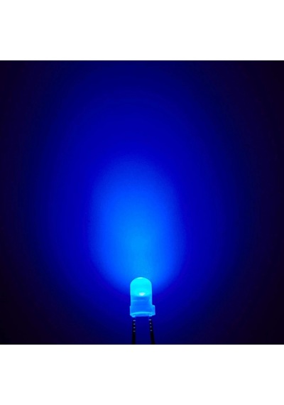 3mm Led Mavi Diyot Diffused 1 Adet
