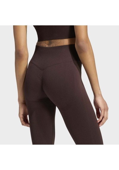 Adidas Ia4522 Seamless Tıght Kadın Spor Tayt Kahverengi