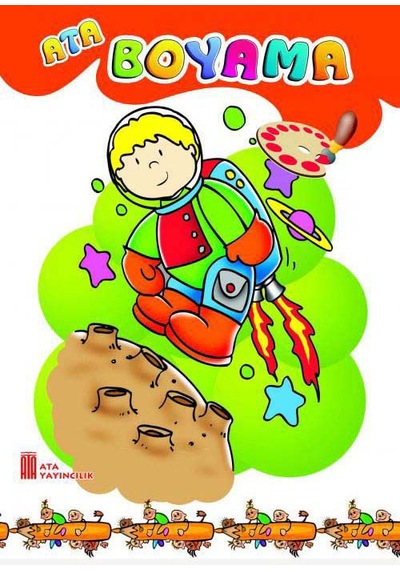 Ata Yayıncılık Ata (Kalın) Boyama (10'Lu Kitap)