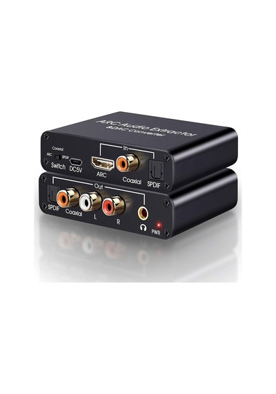 192k Dac Dönüştürücü Çok Fonksiyonlu Ses Dönüştürücü, Hdmı Arc Ses Çıkarıcı Adaptör