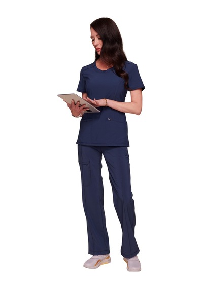 Cherokee Infinity Medikal Giyim Doktor Scrubs Cerrahi Takım Likralı Hastane Üniforması 001