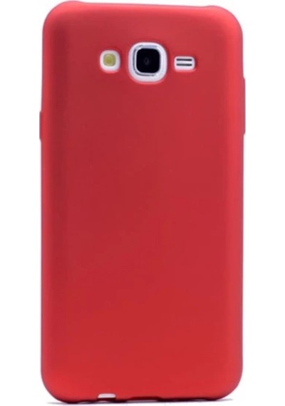 Samsung Galaxy Uyumlu J7 Core (J701) Arka Kapak Silikon Kılıf + Temperli Cam Ekran Koruyucu