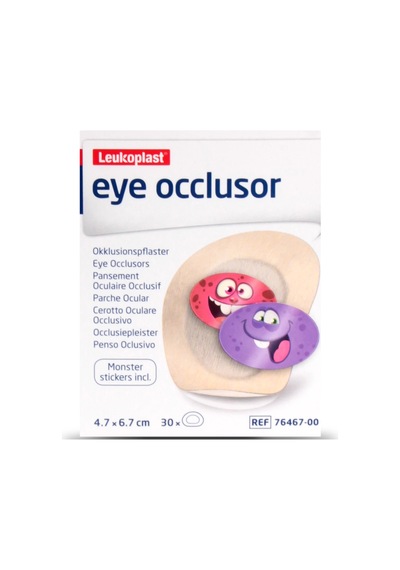 Leukoplast Eye Occlusor 4.7X6.7 Cm 30 Adet Göz Bandı Çok Renkli
