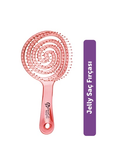 Beauty Pro Jelly Brush Saç Fırçası - 3d Esnek, Saç Açma Ve Tarama Portakal