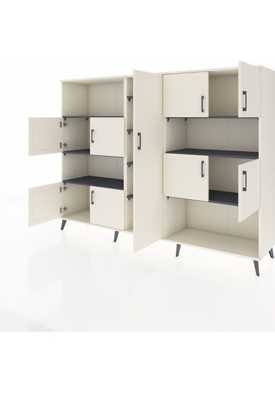 Hyperion Dolap 10 Raflı 9 Kapaklı 220x44x163 Aytaşı-aytaşı/antras Aytaşı-aytaşı/antrasit Hyperion Dolap 10 Raflı 9 Kapaklı 220x44x163 Aytaşı-aytaşı/antras Aytaşı-aytaşı/antrasit