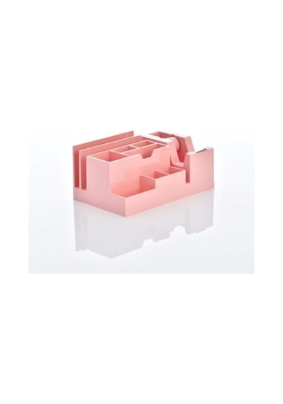 Ops Masa Seti Kalemlik Bant Makinalı Plastik Pastel Pembe Klm 301 N11.25691