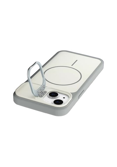 Apple, Uyumlu iPhone 15 Pale Magsafe Standlı Kapak - Beyaz 90187694