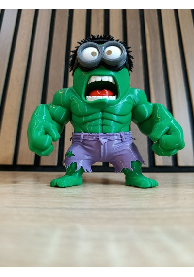 Minion Hulk Marvel Karakter Biblo - Çocuk Odası Ve Ofis İçin Eğlenceli Hediye Figür