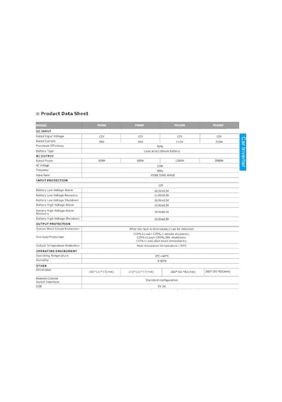 Uretech 300 Watt 12V Tam Sinüs İnverter 300 W 12V-220V İnvertör