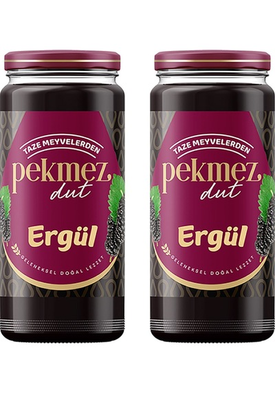Ergül Dut Pekmezi Cam 2 x 600 G