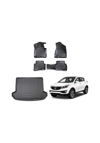 Kia Sportage 2016-2021 Rizline 3D Paspas ve Bagaj Havuzu