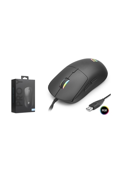 Nodar Pro Y G100b Gaming Mouse 3200 Dpı 6 Tuş Rgb - Siyah