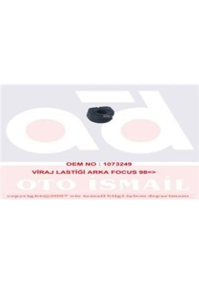 MKS 1501 Viraj Demir Lastiği Arka Focus 98-04