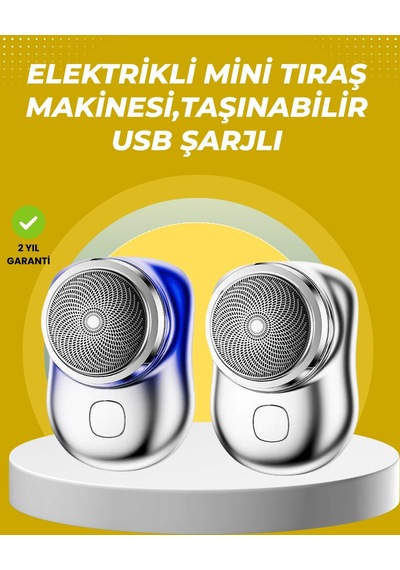 Taşınabilir Cep Boyunda Şarjlı Elektrikli Tıraş Makinesi Mh-hs0435-6086