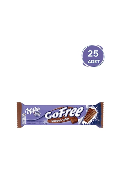Milka Gofree Çikolatalı Gofret 25 x 28 G