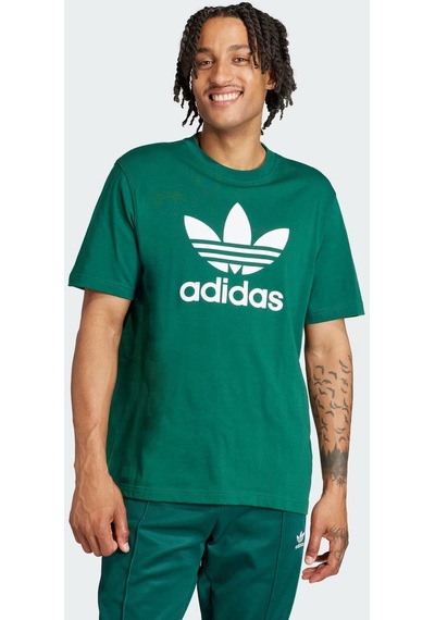 Adidas Collegıate Green Trefoıl T-shırt 001