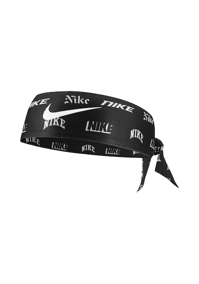 Nike Dri Fit Head Tie Bandana Tenisçi Kafa Bandı Nike Desenli Siyah