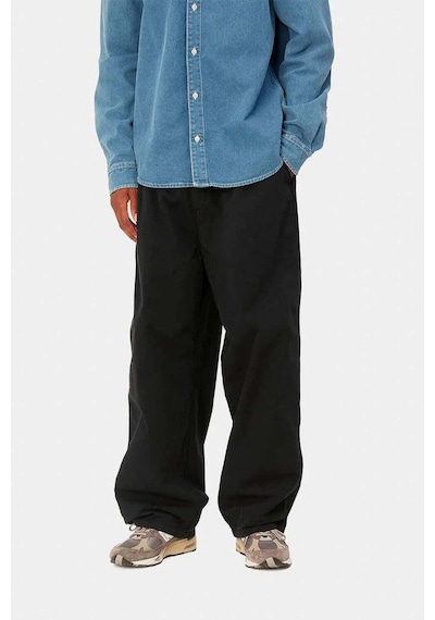 Carhartt Wıp Colston Pant: Rahat Kesim, Taş Yıkanmış Pamuklu Pantolon - Günlük Şıklık Için Ideal Siyah Carhartt Wıp Colston Pant: Rahat Kesim, Taş Yıkanmış Pamuklu Pantolon - Günlük Şıklık Için Ideal Siyah