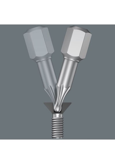 Wera 842/4 Z HexPlus Topbaş Bits Uç 89mm 3/32" 05380124001