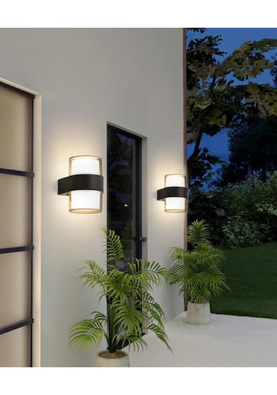 Duvar Led Lamba 12w Gün Işık 3200k Bahçe Teras İç&dış Mekan Gün Işığı