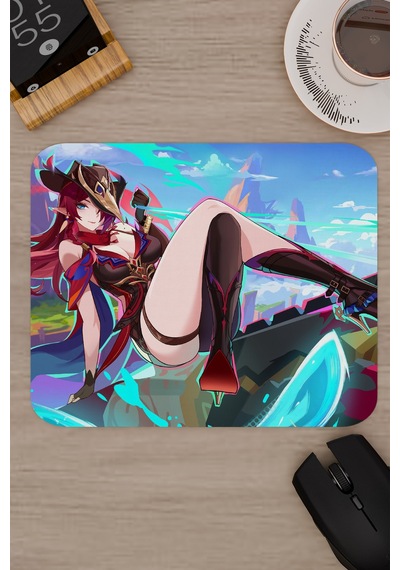 Chasca Genshin Impact Anime Gacha V1 - 22x18 Gaming Mouse Pad Fare Altlığı