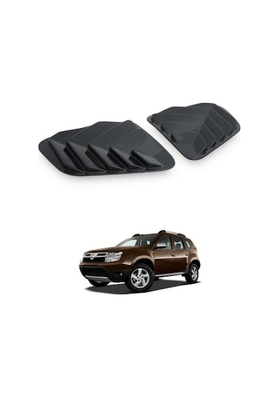Dacia Duster Uyumlu 2010-2017 Abs Kelebek Cam 2 Parça