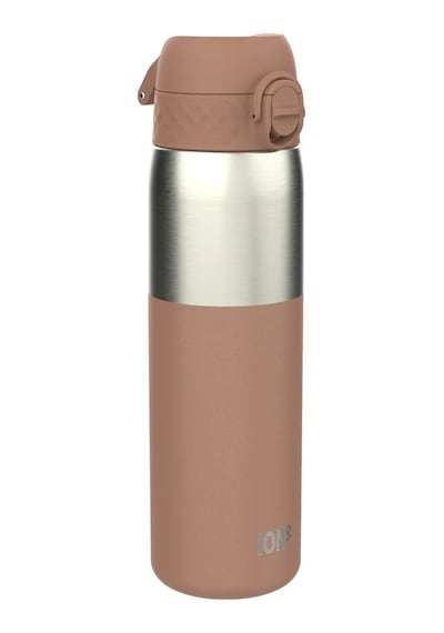 Ion8 - Paslanmaz Çelik İnce Suluk - Mocha Kahve - 600 Ml - Sızdırmaz Kahverengi
